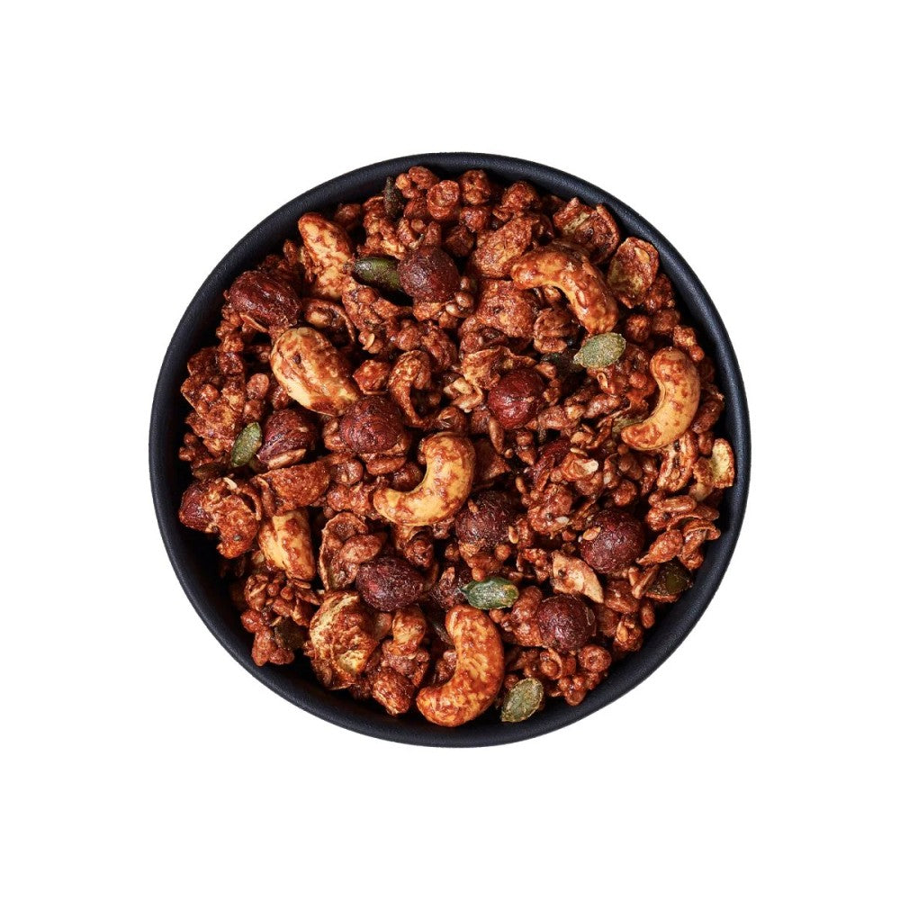 Granola Pro GranoSquare Cacau e Avelã Vegana Sem Açúcar 200g