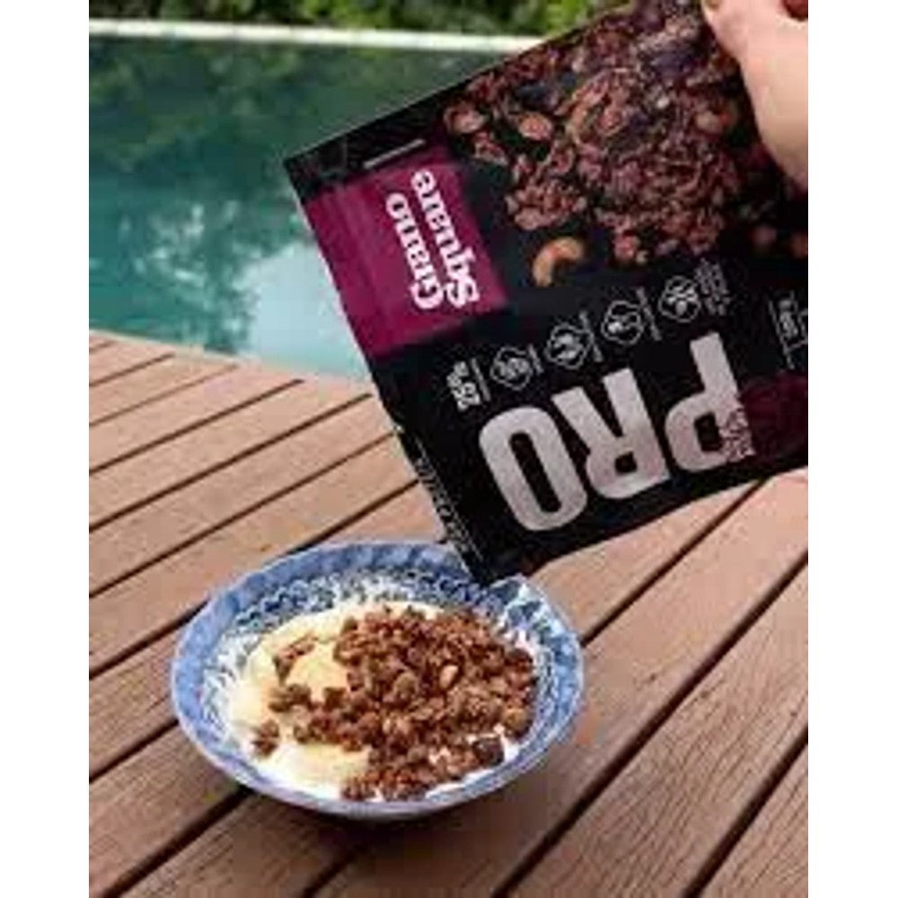 Granola Pro GranoSquare Cacau e Avelã Vegana Sem Açúcar 200g