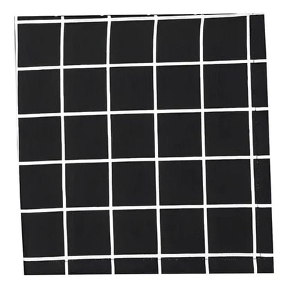 Guardanapo de Tecido Lhermitage Branco e Preto 45x45cm
