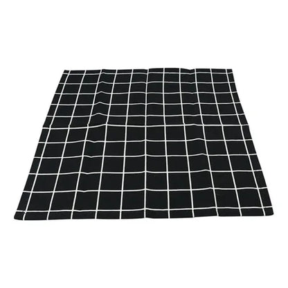 Guardanapo de Tecido Lhermitage Branco e Preto 45x45cm
