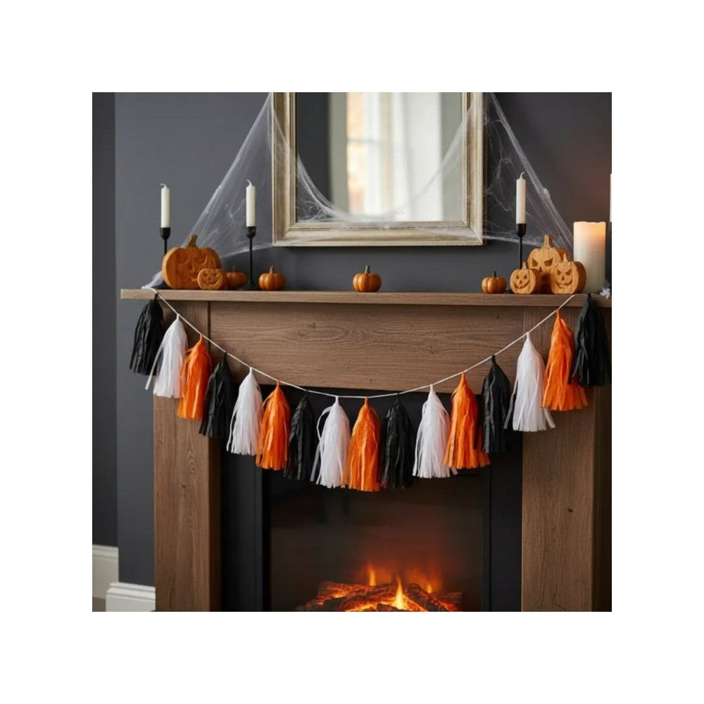 Guirlanda Halloween 2m Silver Festas Decoração Temática