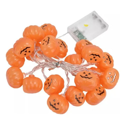 Guirlanda Halloween Abóbora 3m Decoração Festa Silver Festas