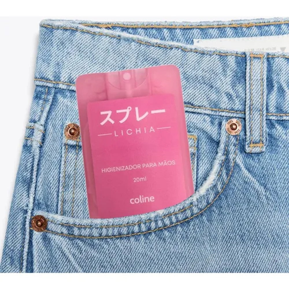Higienizador para Mãos Coline Lichia 20ml - Proteção e Hidratação