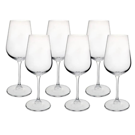 Jogo 6 Taças para Vinho Branco Strix Crystal Bohemia 360ml