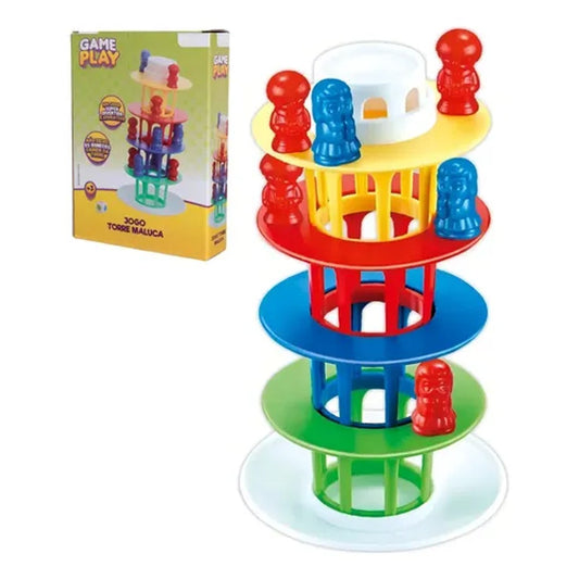 Jogo Torre Maluca Etitoys 27 Peças Infantil Educativo