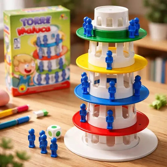 Jogo Torre Maluca Etitoys 27 Peças Infantil Educativo