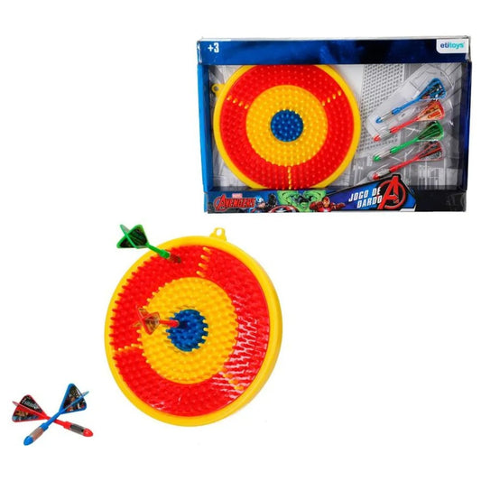 Jogo de Dardos Magnéticos Vingadores Marvel Etitoys Infantil
