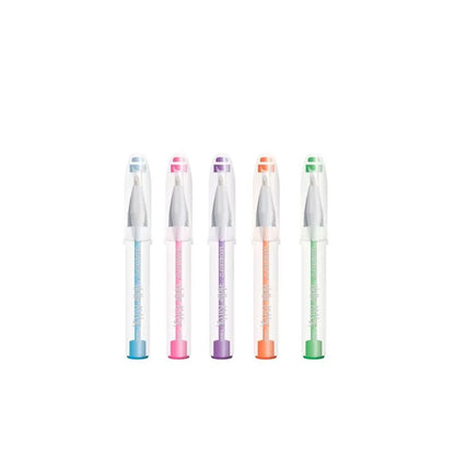 Kit 5 Mini Canetas Esferográficas Hello Kitty Leo&Leo Ponta 1.0mm