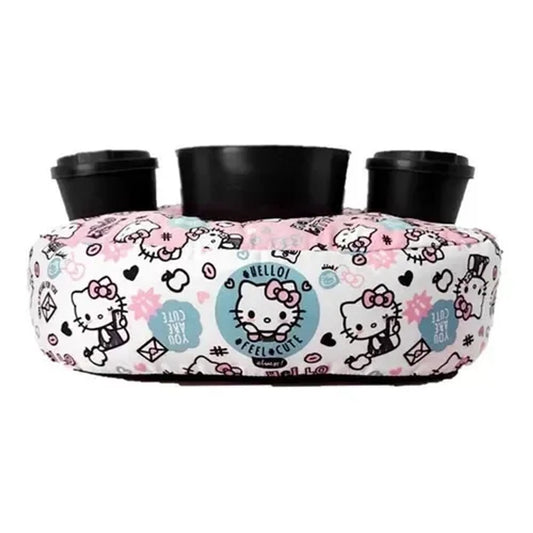 Kit Almofada Pipoca Dupla Hello Kitty Kathavento com 2 Copos e Balde 2L