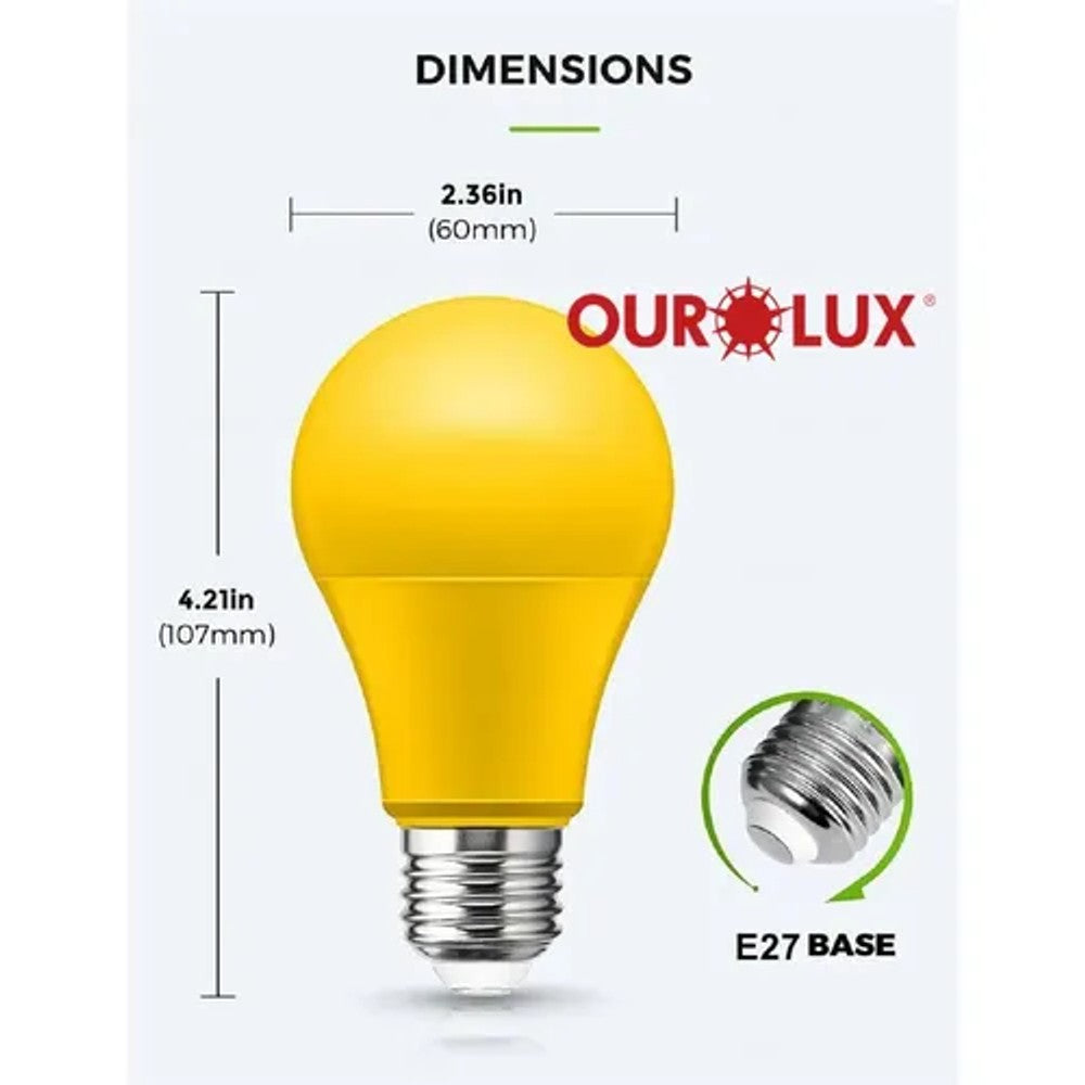 Lâmpada Superled Anti-Inseto Ourolux 4W E27 Bivolt