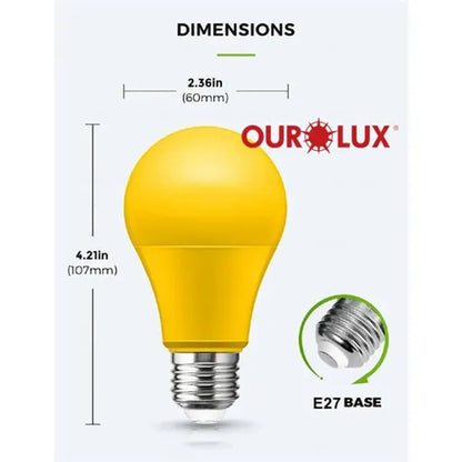 Lâmpada Superled Anti-Inseto Ourolux 4W E27 Bivolt