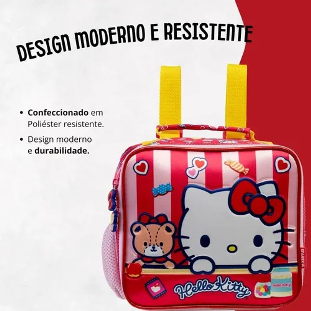 Lancheira Térmica Hello Kitty Flawless Rosa Kathavento 19cm
