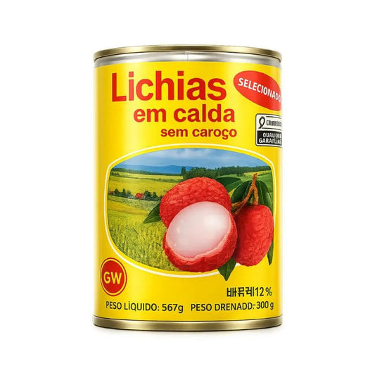 Lichia em Calda sem Caroço Gw 567g