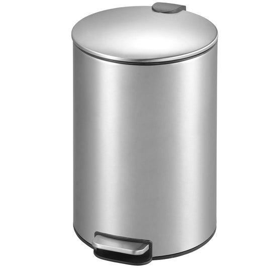 Lixeira Slim Powermaid 12L Aço Inox com Pedal