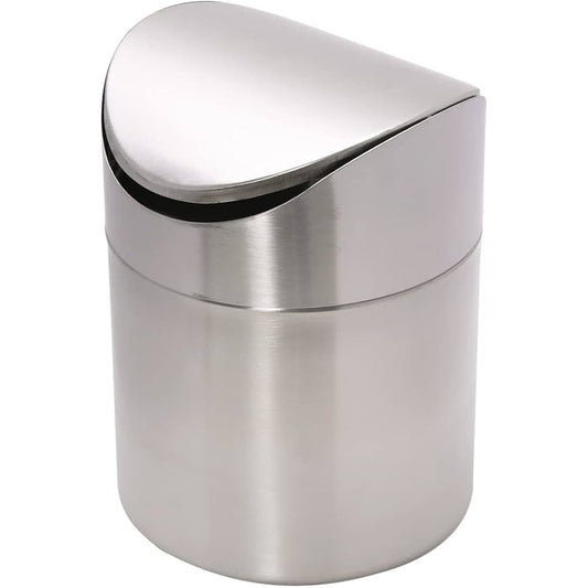 Lixeira de Pia Mimo Style Inox 1,1 Litros 12x12x16cm