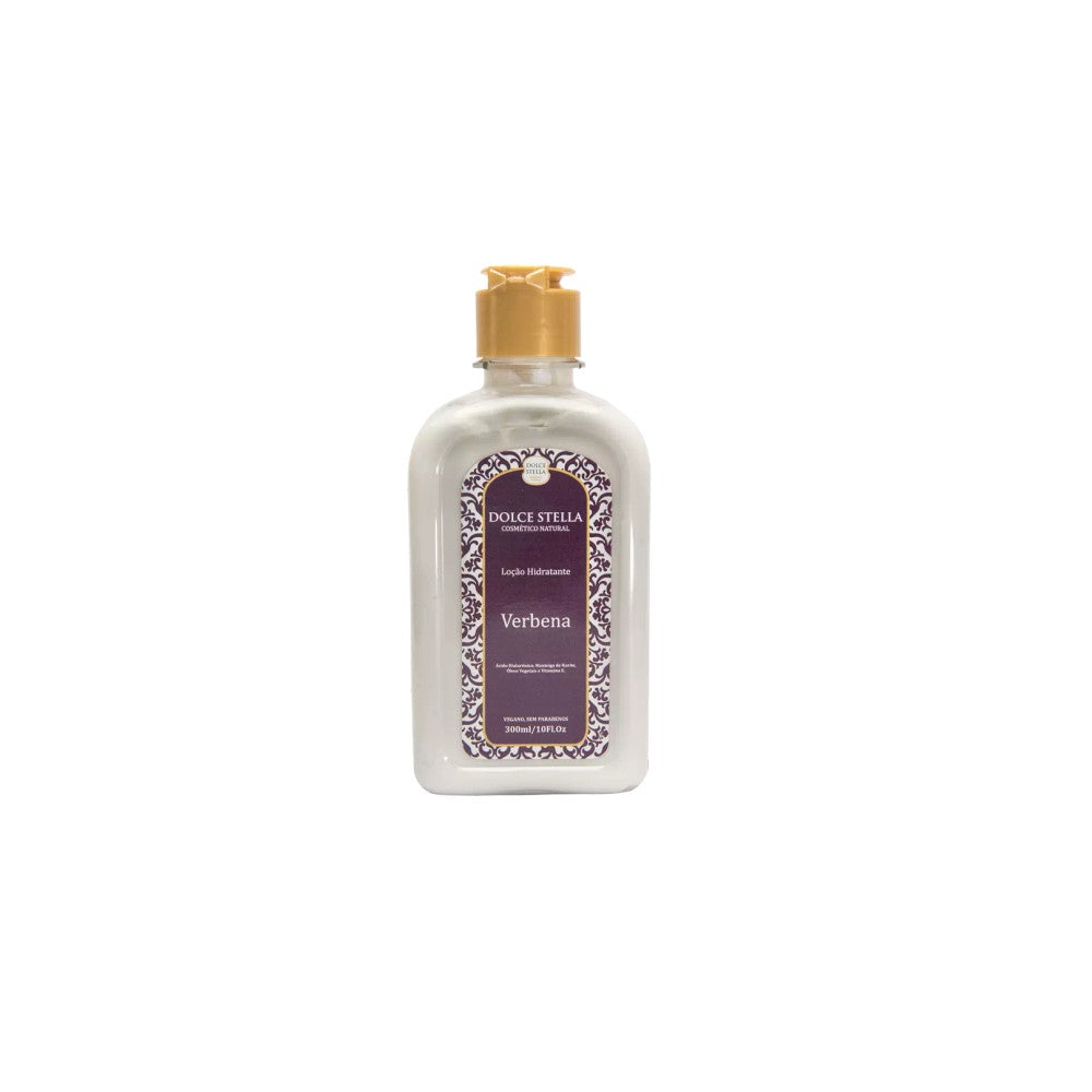 Loção Hidratante Dolce Stella Verbena 300ml com Ácido Hialurônico e Manteiga de Karité