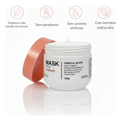 Máscara Capilar Coline Umeboshi Oriental Blend 300g Hidratação Vegana