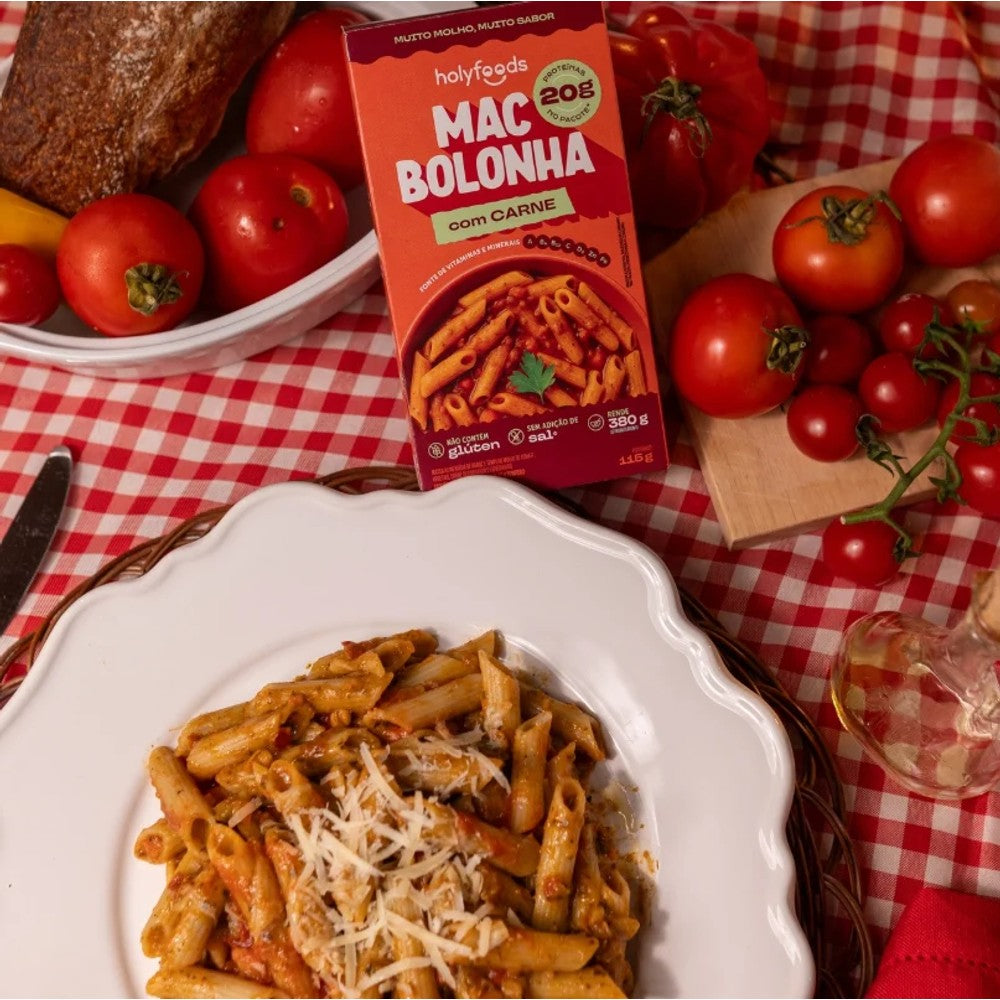 Mac Bolonha com Carne 115g HolyFoods