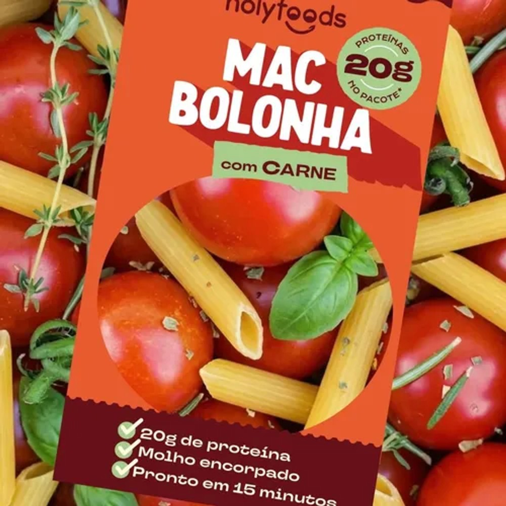 Mac Bolonha com Carne 115g HolyFoods