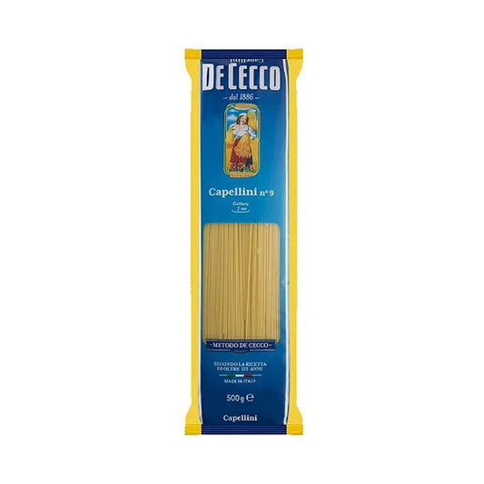 Macarrão Capellini N°9 De Cecco 500g - Massa Italiana Premium