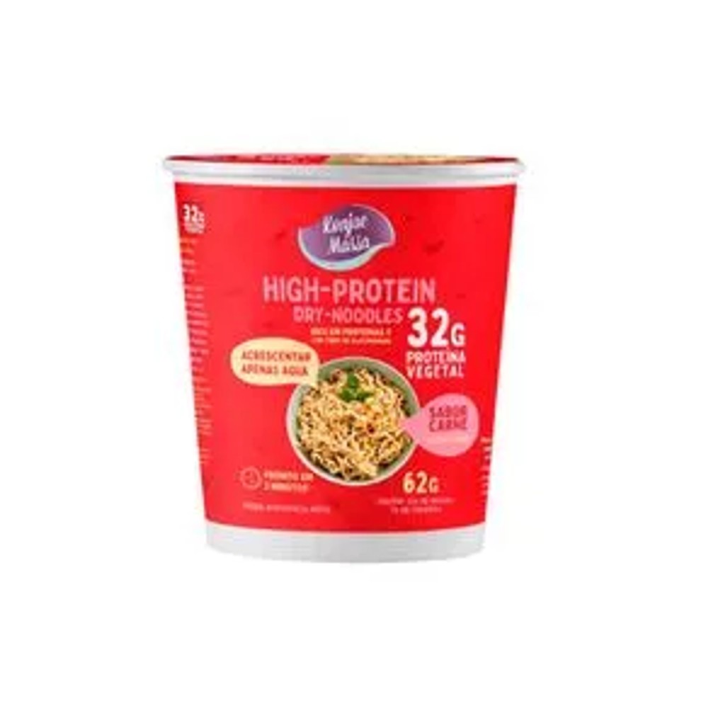 Macarrão Instantâneo Konjac Massa MF Sabor Carne Copo 62g