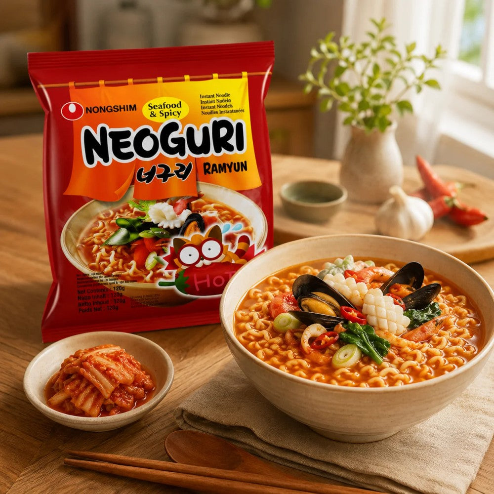 Macarrão Instantâneo Nongshim Hot Neoguri Frutos do Mar 120g