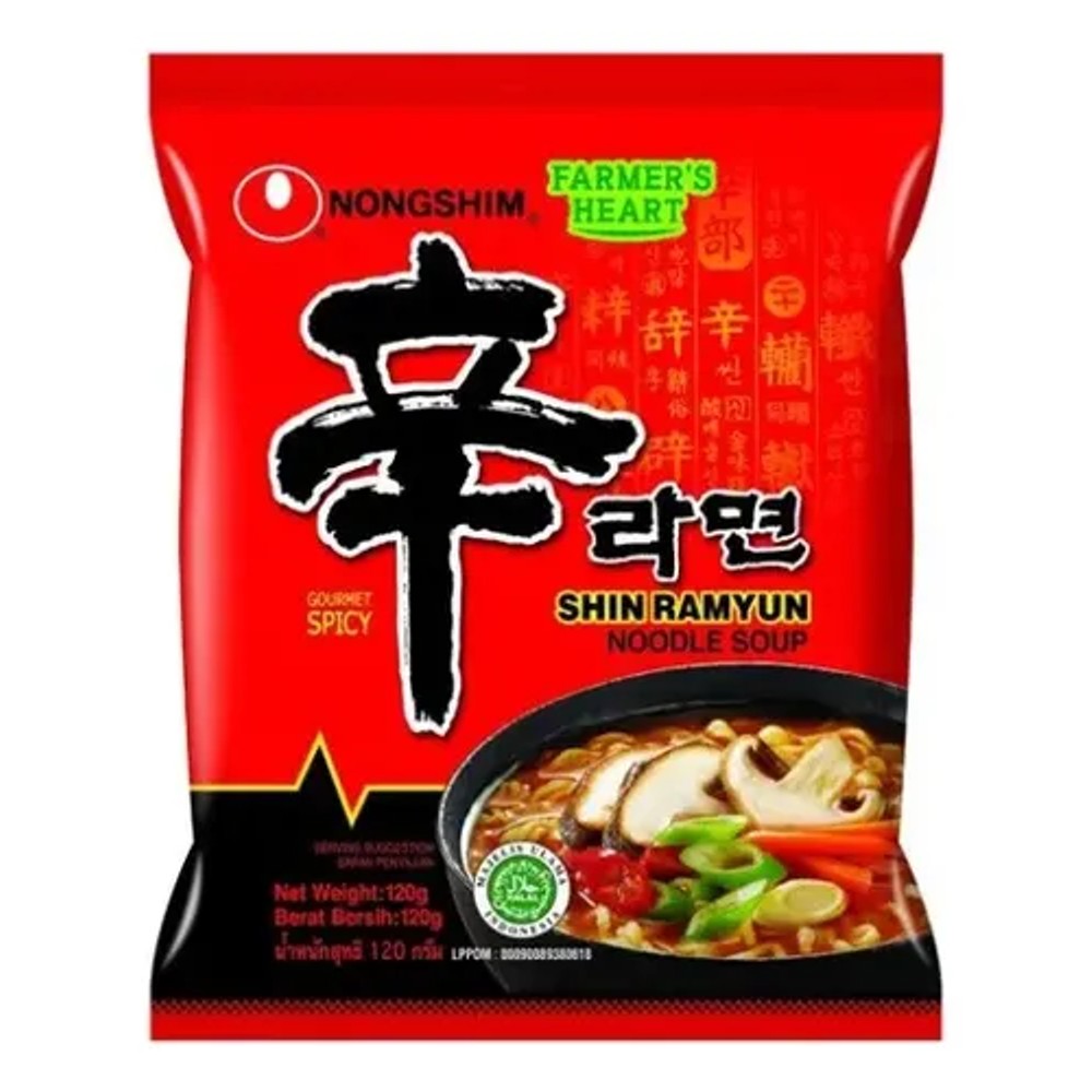 Macarrão Instantâneo Nongshim Shin Ramyun Cogumelo Picante 120g