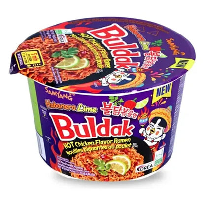 Macarrão Instantâneo Samyang Buldak Habanero Lime Big Bowl 110g