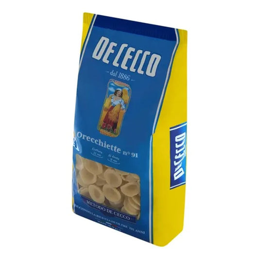 Macarrão Orecchiette N°91 De Cecco 500g - Massa Italiana Premium