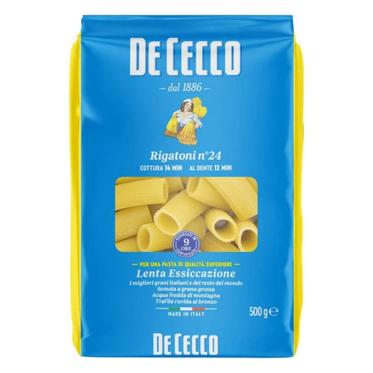 Macarrão Rigatoni N°24 De Cecco 500g