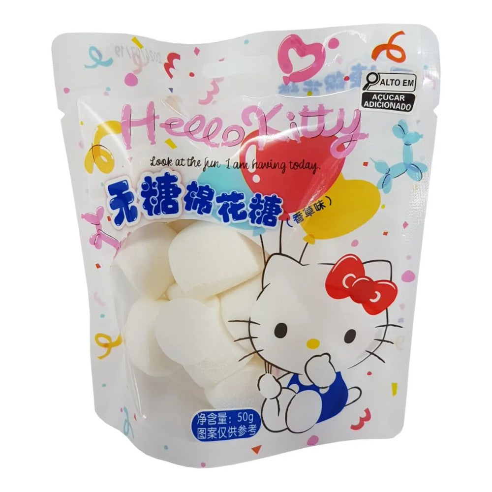 Marshmallow Branco Tradicional Hello Kitty Sanrio 160g