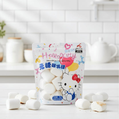Marshmallow Branco Tradicional Hello Kitty Sanrio 160g