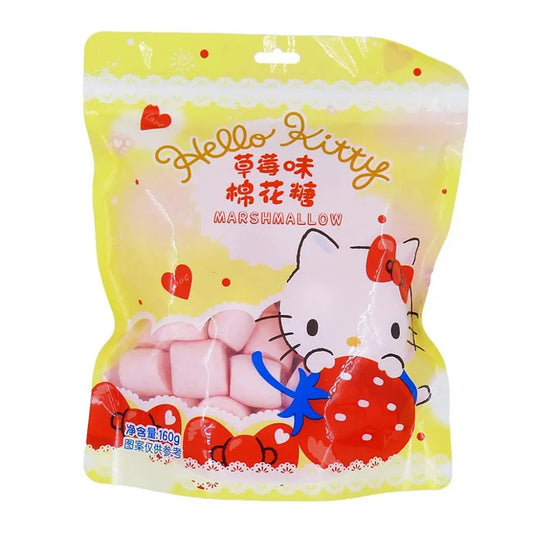 Marshmallow Recheado Sabor Morango Hello Kitty 160g