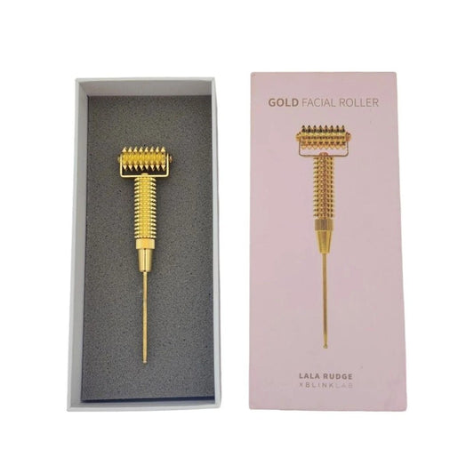 Massageador Facial Gold Roller Blink Lab Lala Rudge Dourado