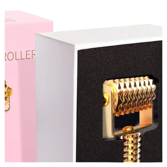 Massageador Facial Gold Roller Blink Lab Lala Rudge Dourado