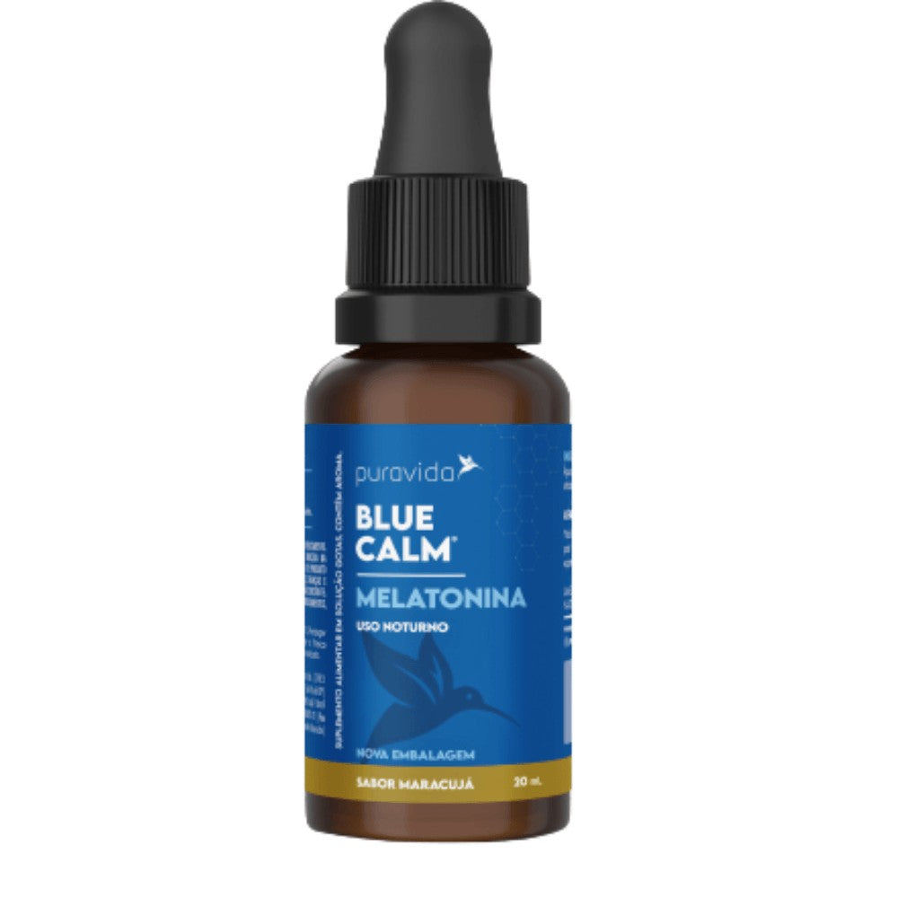 Melatonina Blue Calm Puravida Sabor Maracujá 20ml