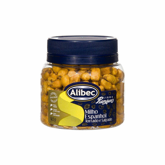 Milho Espanhol Torrado e Salgado Alibec Pote 90g