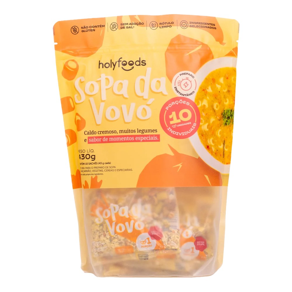 Mistura para Sopa Sopa da Vovó 430g HolyFoods