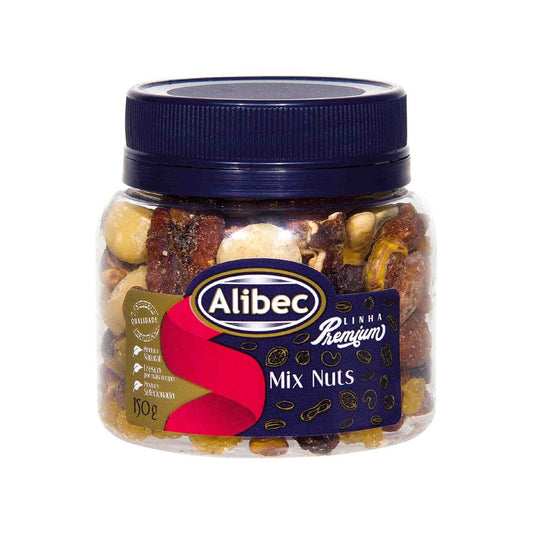 Mix de Castanhas e Frutas Secas Alibec 150g Natural Selecionado