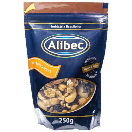Mix de Castanhas e Frutas Secas Alibec 250g Sem Glúten