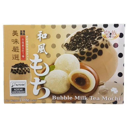 Mochi Royal Dancer Bubble Milk Tea com Bolinhas de Tapioca 210g