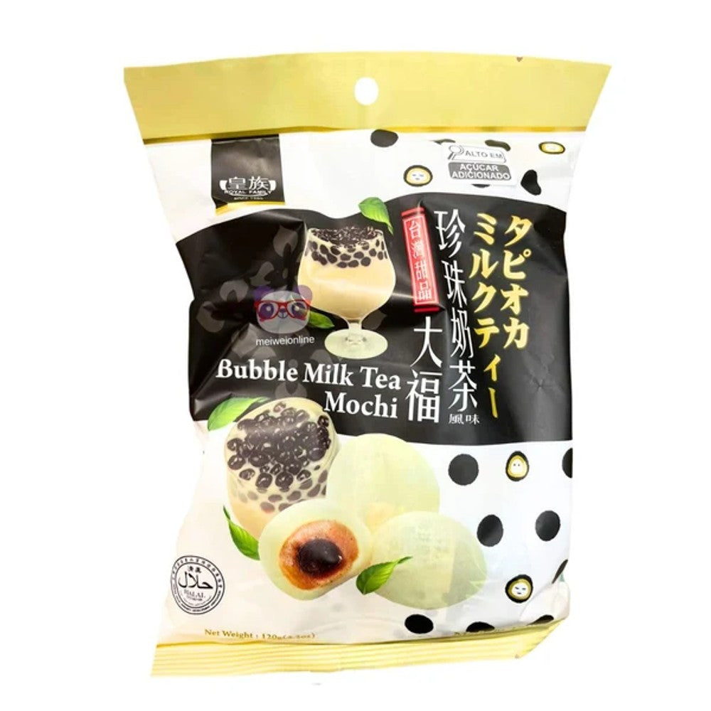 Mochi Royal Sabor Bubble Milk Tea com Bolinhas de Tapioca 120g