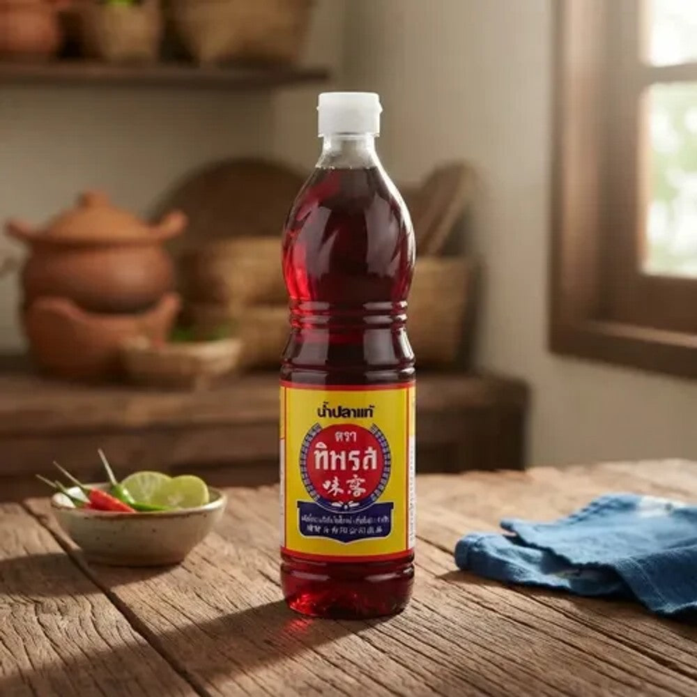 Molho de Peixe Nam Pla Tiparos 700ml Sem Glúten