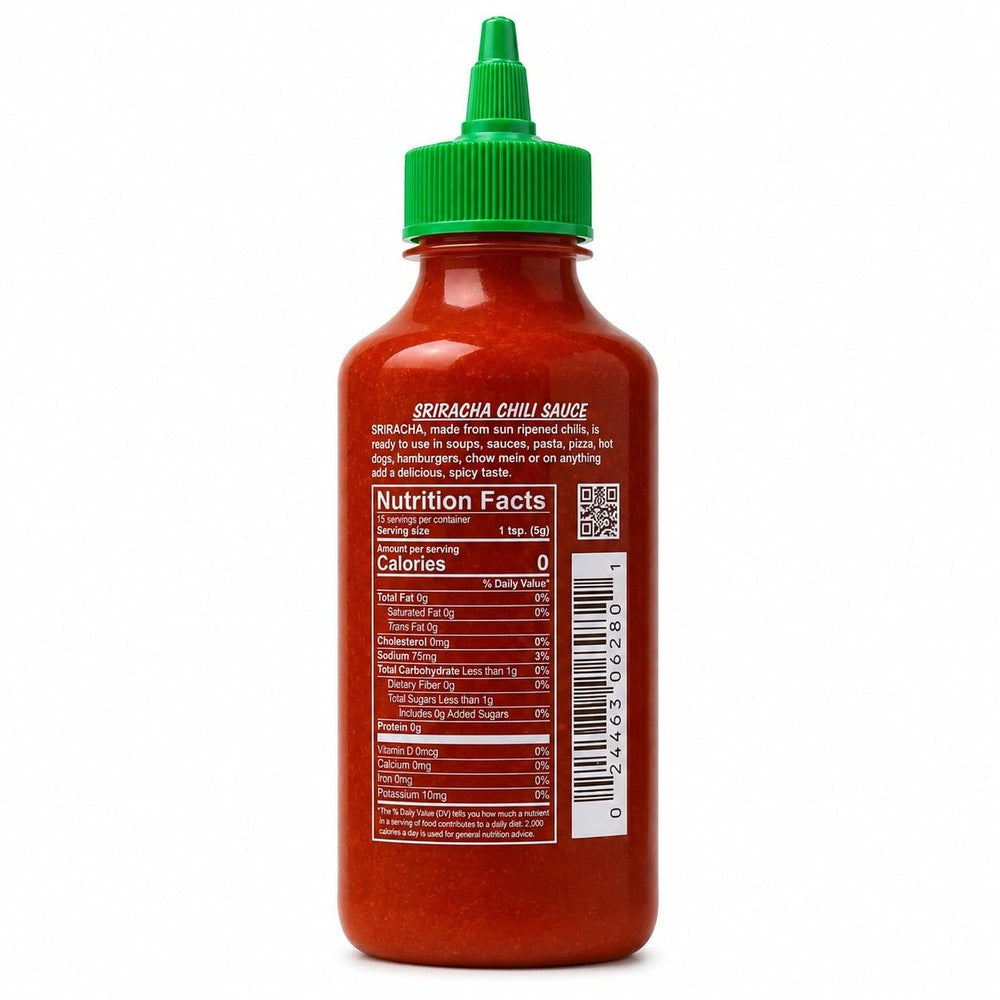 Molho de Pimenta Sriracha Huy Fong Hot Chili Sauce 255g