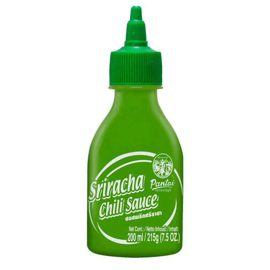Molho de Pimenta Verde Sriracha Pantai 200ml Vegano Sem Glúten