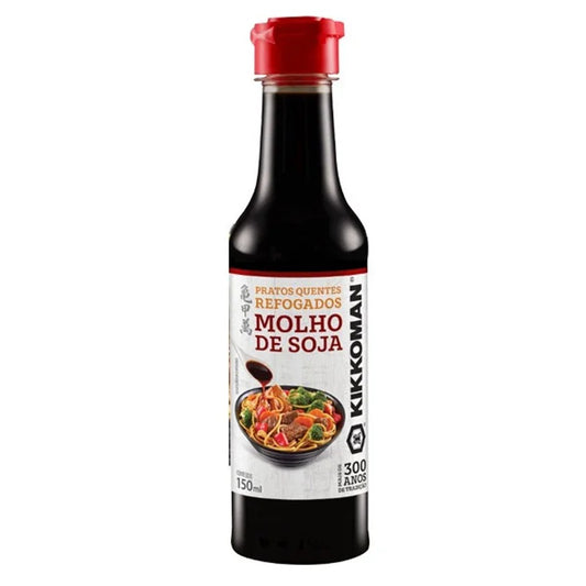 Molho de Soja Kikkoman para Pratos Quentes e Refogados 150ml