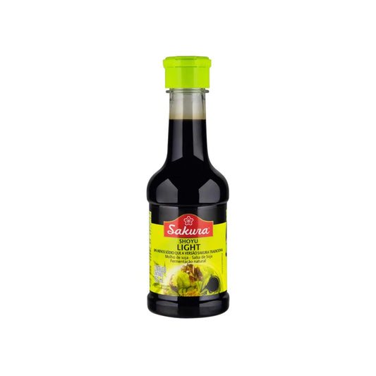 Molho de Soja Shoyu Light Sakura 150ml Baixo Teor de Sódio
