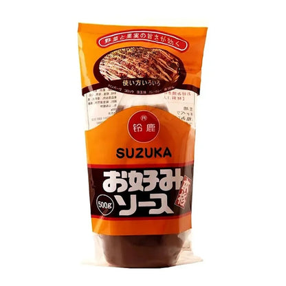 Molho para Okonomiyaki Suzuka 500g Especial Culinária Japonesa