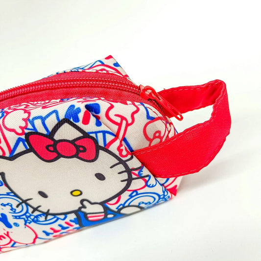 Necessaire Hello Kitty Vintage Pop Vermelha Kathavento 24cm