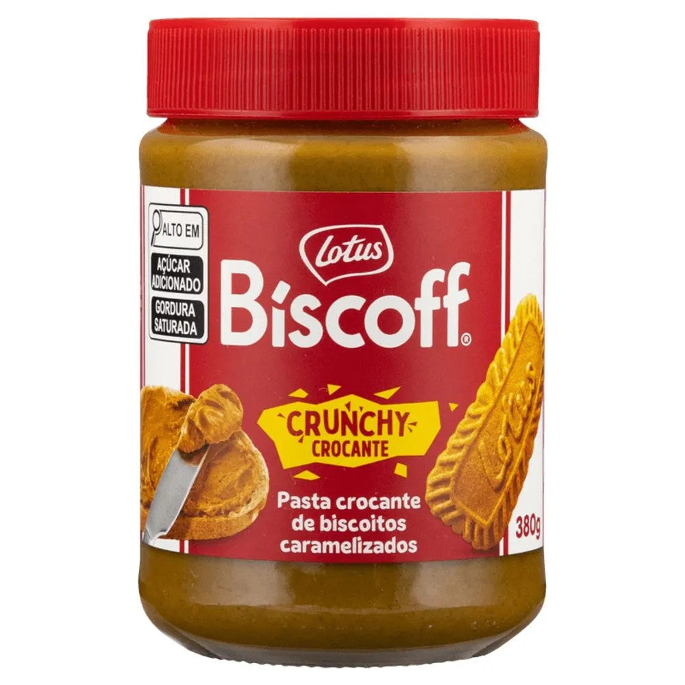 Pasta de Biscoito Lotus Biscoff Crunchy 380g